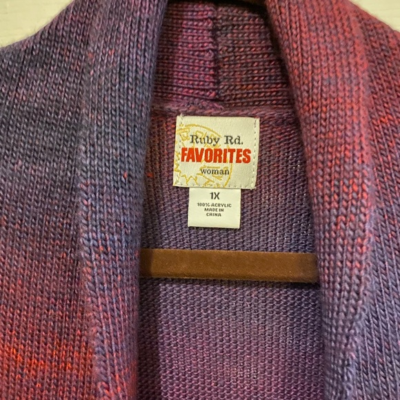 Ruby Rd knit sweater plus size - Picture 2 of 3